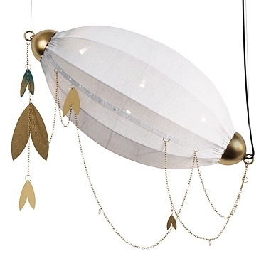 Ethereal Chrysalis Chandelier: L900 3D model image 1 