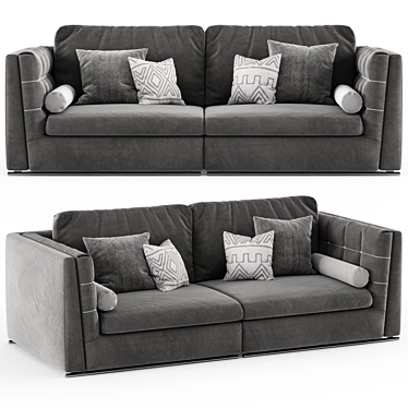 Modern Italian Sofa Get Back 3D model image 1 