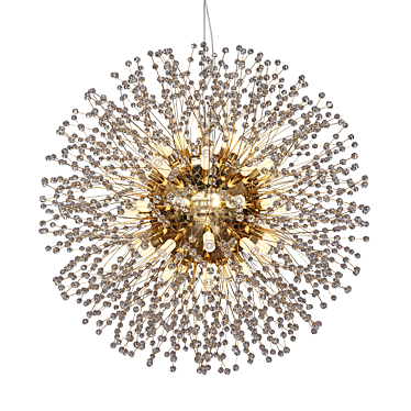 Rosalia Crystal Ball Chandelier: Elegant & Modern 3D model image 1 