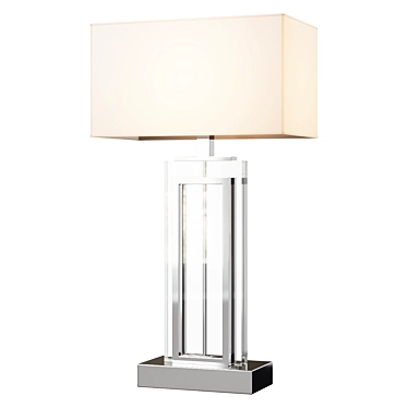 Elegant Crystal Arlington Table Lamp 3D model image 1 