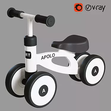 Mini Bike Toy Model: Perfect for Little Cyclists! 3D model image 1 