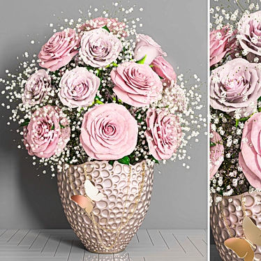 Indoor Bouquet Set | 3D Floral Arrangement 3D model image 1 