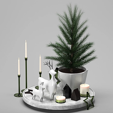 Elegant Decor Set: 3D Max Export 3D model image 1 