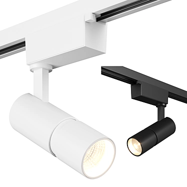 LED 1-Phase Track Light - Volta Lightstar 3D model image 1 