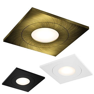 Leddy Lightstar - Stylish LED Recessed Spotlight 3D model image 1 