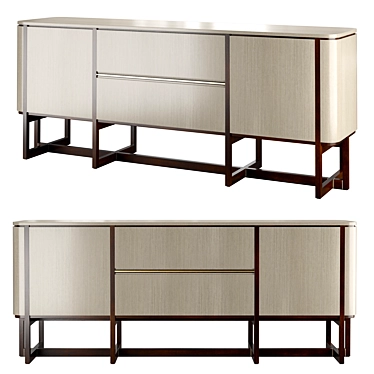 Elegant Mumbai Sideboard - Art. FFU280023AAA 3D model image 1 