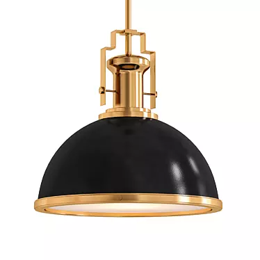 Vintage LED Pendant Light 3D model image 1 