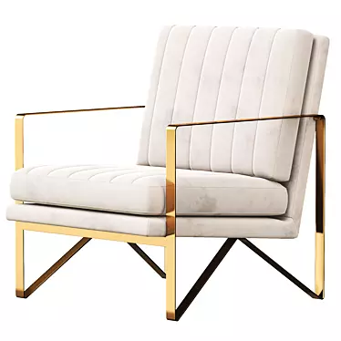 Modern Kenzie Chair: Sleek and Stylish 3D model image 1 