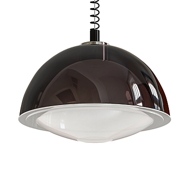 Sleek Lumitron Lighting Fixture 3D model image 1 