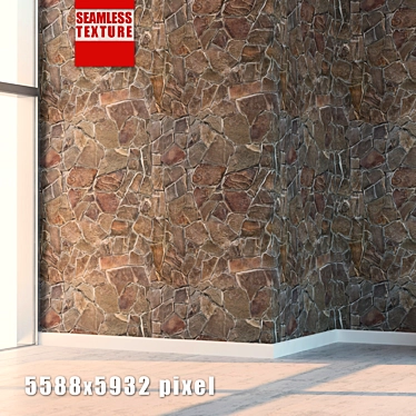 Title: Seamless High-Detail Stone Texture 3D model image 1 