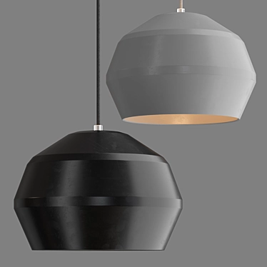 Shadowplay Pendant Light | Unique Hanging Lamp 3D model image 1 