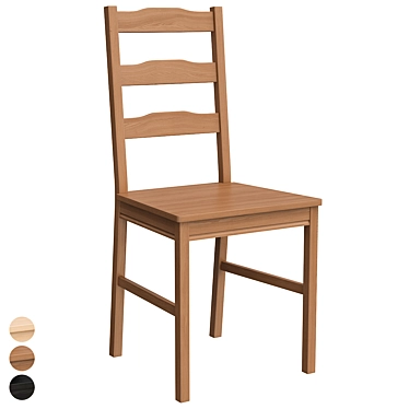 Jokkmokk Antique Chair: Timeless Elegance 3D model image 1 
