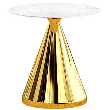 Modway Tupelo 28" Faux Marble Dining Table 3D model image 1 