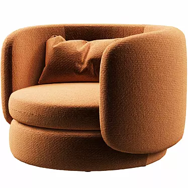 Modern 2017 Group Armchair: Stylish & Comfortable 3D model image 1 