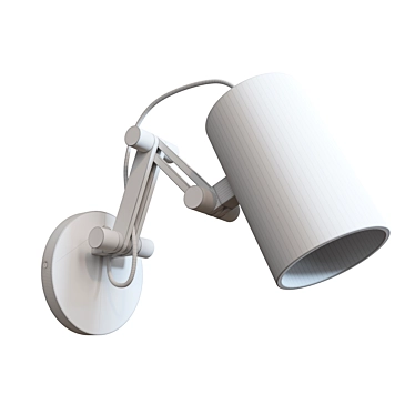 Filicon Wooden Loft-Style Lamp 3D model image 1 