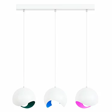 Stylish Atupa Dome Pendant Light 3D model image 1 