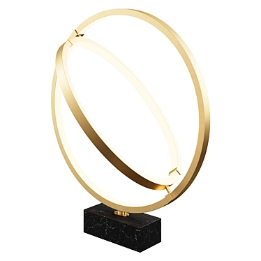 Elegant Eichholtz Cassini Table Lamp 3D model image 1 