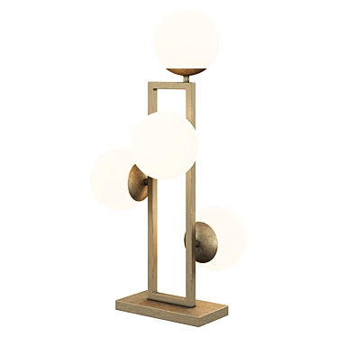 Eichholtz Pascal Brass Table Lamp 3D model image 1 