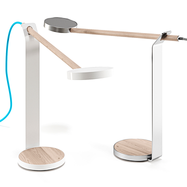 Minimalist Gravy LED Desk Lamp 3D model image 1 