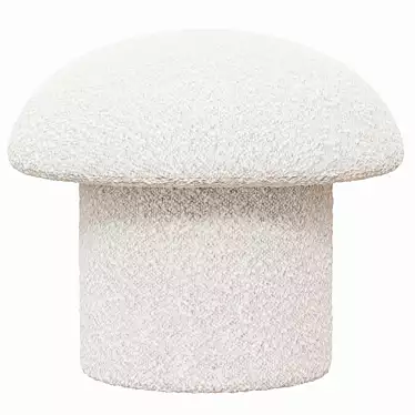 Mignon Mushroom Upholstered Stool 3D model image 1 