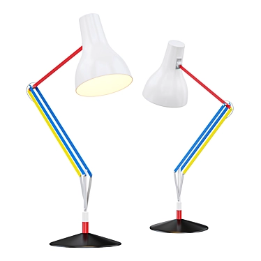 Paul Smith Edition Anglepoise Desk Lamp 3D model image 1 