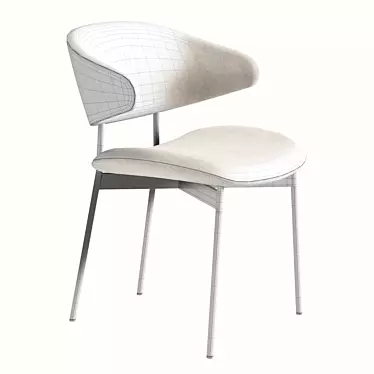 Elegant Luz Dining Chair 3D model image 1 