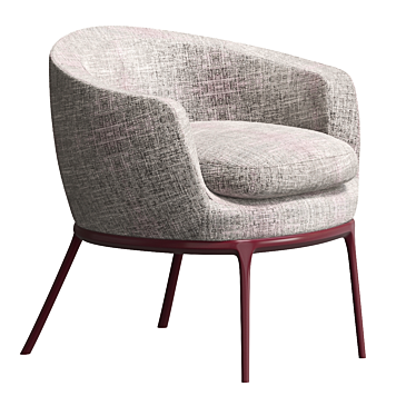 Stylish Maxalto Caratos Armchair 3D model image 1 