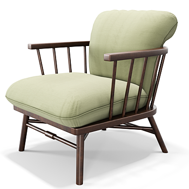 Sophisticate Lounge Chair 3D model image 1 