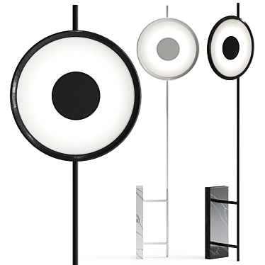 Modern Elegance Floor Lamp 3D model image 1 