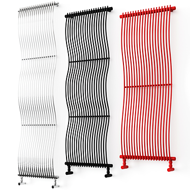 Joba Vertical Heated Towel Rail 3D model image 1 