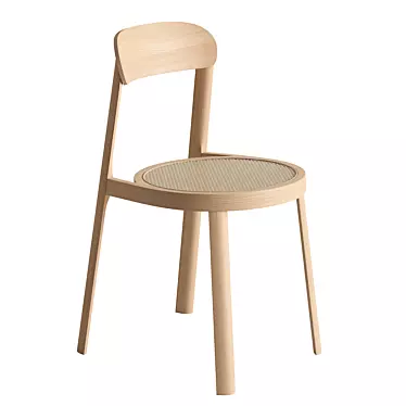 Elegant Skrivo Chair: Brulla 3D model image 1 