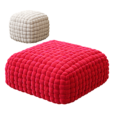 Paola Lenti TOBIT Pouf 3D model image 1 