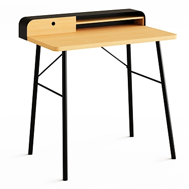 Sleek Jimi Bureau Desk: Modern Design & Smooth Functionality 3D model image 1 