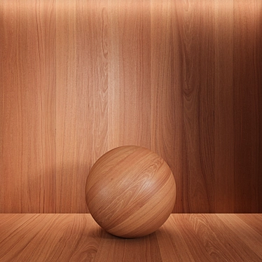 Seamless Wood Texture 3D model image 1 