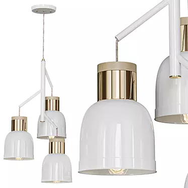 Sleek Nordland Pendant Light 3D model image 1 