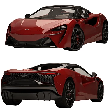 2022 McLaren Artura: Hybrid Supercar 3D model image 1 