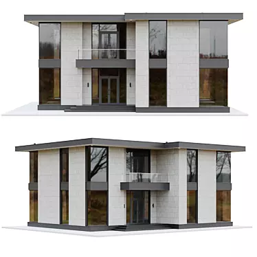  Modern Modular Buildings - 002 3D model image 1 