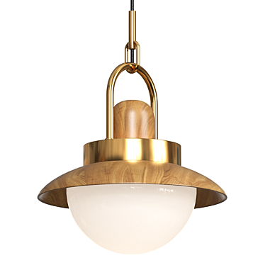 Sleek Olvera Pendant Lamp 3D model image 1 