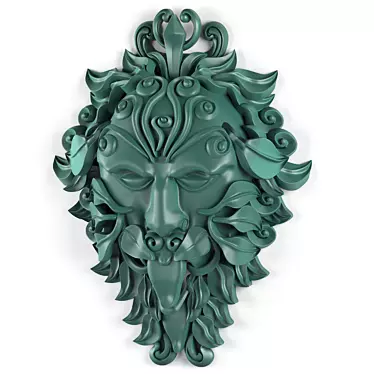  Rustic Green Man Statue: Symbol of Rebirth 3D model image 1 