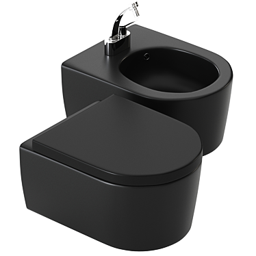 Compact Mini Link WC Bidet by Ceramica Flaminia 3D model image 1 