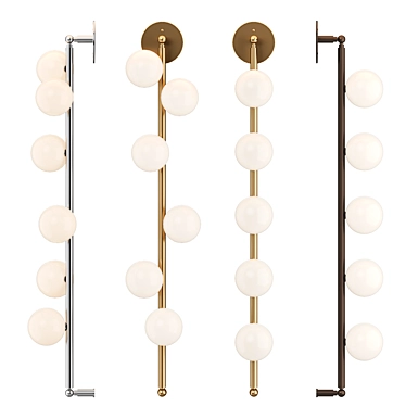 Modern Accent Lighting: Harper & Bisou Wall Sconces 3D model image 1 