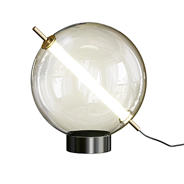 Minimalist Table Lamp: Various Sizes & Formats 3D model image 1 