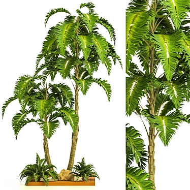 Tropical Garden Set Vol.32 3D model image 1 