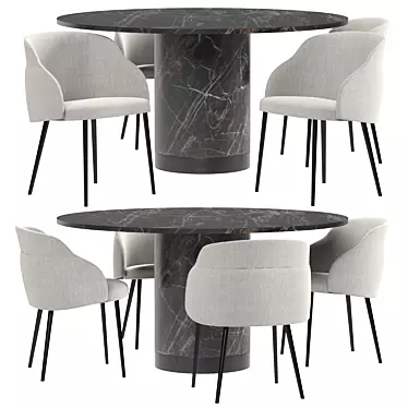 Bonaldo Dining Set: Miss My Way 3D model image 1 