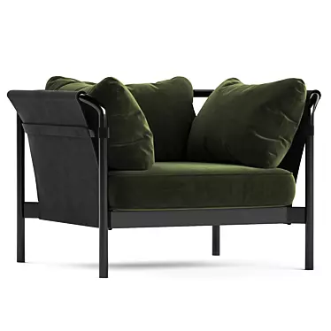 Modern Can Armchair - Stylish and Comfy 3D model image 1 