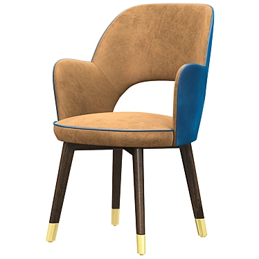  Colette Chair Arms - Stylish 3D model with high-res textures 3D model image 1 