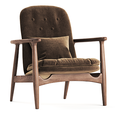 MARGARET Armchair: Sleek and Stylish Seating 3D model image 1 