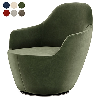 Ultimate Comfort: Harbor Armchair 3D model image 1 