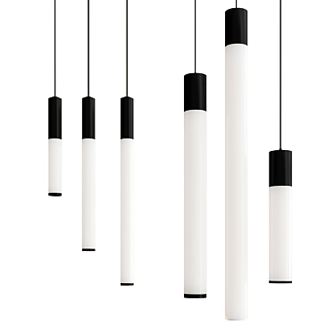 Lumistik: Modern Pendant Lamp Collection 3D model image 1 