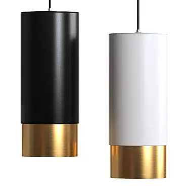 Sleek Mini VAN Lamp 3D model image 1 